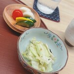 日本料理 久丹 - 香の物です