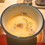 炭割烹 新谷 - 自家製茶碗蒸し