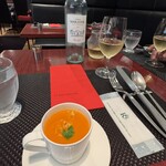 ラ ターブル エディアール - このトマトポタージュ絶品です‼︎