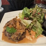 ラ ターブル エディアール - きのこクリームソース　エディアール風ハンバーグ