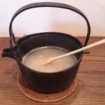休日や - 濃厚で絶妙な蕎麦湯
