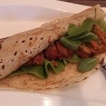 休日や - タンドリーチキンのガレット（サラダとスープ付き）