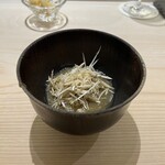 鮨 なんば - 松茸とナスのすり流し