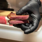 日本焼肉はせ川 別亭 - 最高の断面。