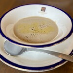 Fortune comes in at the merry gate - 茄子の冷製スープ