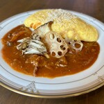 Fortune comes in at the merry gate - 牛肉と木の子のハヤシソース