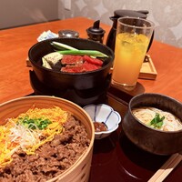 すき焼きと牛まぶし ももしき - 