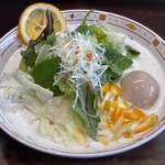 らぁめん ひろりん - さっぱりひんやりらぁめんマイヤーレモン添え