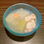 竹善 - 冬瓜の魚介の冷製