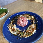 横浜焼肉kintan - 焼かない黒毛和牛生ハンバーグ