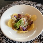 鉄板焼 燔 - 菜園風サラダ