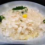 鳥獣菜魚 あい川 - 活穴子刺身