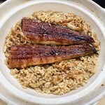 鳥獣菜魚 あい川 - うなぎの土鍋ご飯