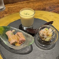 鉄板焼 炭焼 さいとう - 前菜