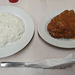 肉のますゐ - サービスランチ。いよいよ500円なりそうか