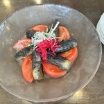 点心・中華 春夏秋冬 - ピリ辛茄子とトマトの冷菜
