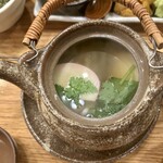 こけら - 鱧と松茸の土瓶蒸し