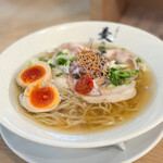 中華そば 麦の星 - 味玉 中華そば 塩☆