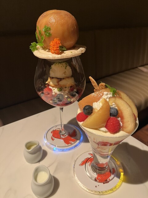 パフェ by toshi19630224 : パフェと酒と、、、金魚 - 近鉄難波
