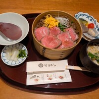 すき焼きと牛まぶし ももしき - 大和牛まぶし赤身肉たたき