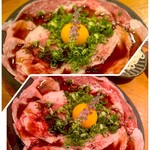 炭焼き 山鳥 - 生すき焼き：広島じゃあ焼肉で最初に頼むんはコウネやで！！これは生やけどʬʬʬ  『美味いでガンス！！』←アンガールズが美味しかったらこのセリフを言いますʬʬʬ