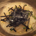 鳥つね自然洞 - 雑炊＋のり