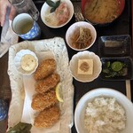 めざせ!!そばや - カキフライ定食（1650）