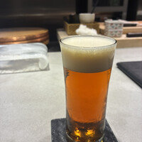 鮨 無垢/鮨 白銀 - ビール