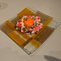 熟成和牛焼肉エイジング・ビーフ 横浜店 - とろけるユッケ