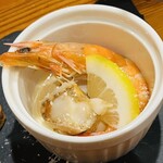 モンテマーレ - 有頭海老と帆立のマリネ