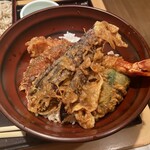 日本そば あけの蕎 - 天丼（海老）