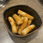 焼肉・光陽 - 焼トッポギ（ここから焼きます）