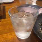 味よし 豚とん - 五島の焼酎五島芋を水割りで