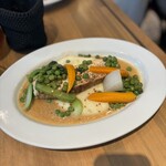 LE PORTIER Par Aux Delices de dodine Toranomon - 鶏のムースを詰めた鶏胸肉のロースト