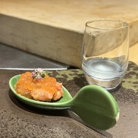 鮨 無垢/鮨 白銀 - 雲丹&トロ　と　日本酒　のペアリング