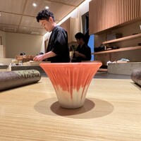 鮨 無垢/鮨 白銀 - 器が赤富士