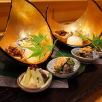 日本料理 銀座 大野 - 大野の旬菜盛り合わせ 2014.10.1x