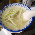 牛たん炭焼 利久 - 牛たん「極」定食3,443円（税込）（３枚６切、麦飯、テールスープ、小鉢、和菓子）