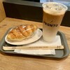 プロント - 「アイスカフェラテ L」(480円)+「クロワッサン」(230円)