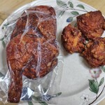 門馬商店 - 半身揚げ(塩)＆からあげ