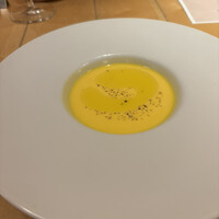 Osteria UVA RARA 横浜 - 季節のスープ（かぼちゃの冷製スープ）