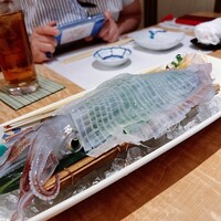 対馬のどぐろとイカ活き造り 博多 魚蔵 都ホテル店 - 