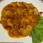 獅門酒楼 - 大海老のチリソース煮