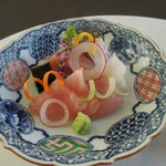 神宗 鎌倉店 - 金目鯛昆布〆と鰤の造り