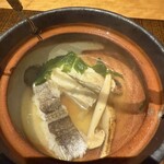 レジーナリゾート旧軽井沢 - 夕飯　土瓶蒸し　中身