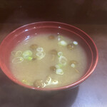 天丼の岩松 - お味噌汁
