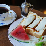 みずさわ珈琲店 - MORNING インディアントースト (￥750)