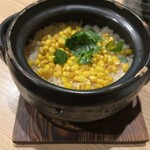魚菜 由良 - とうもろこしの土鍋