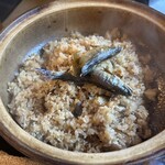 郷土料理ともん - 鮎の炊き込みご飯