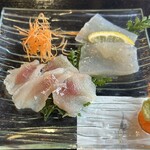 郷土料理ともん - 鮎とこんにゃくの刺身